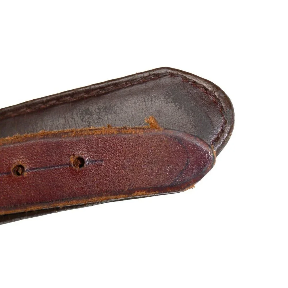 Western Classic Schaefer Outfitters Ranch Wear‎ Leather Belt Brown 41
